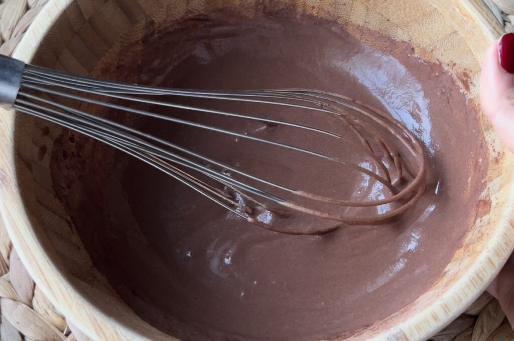 consistencia correcta de la masa para brownie